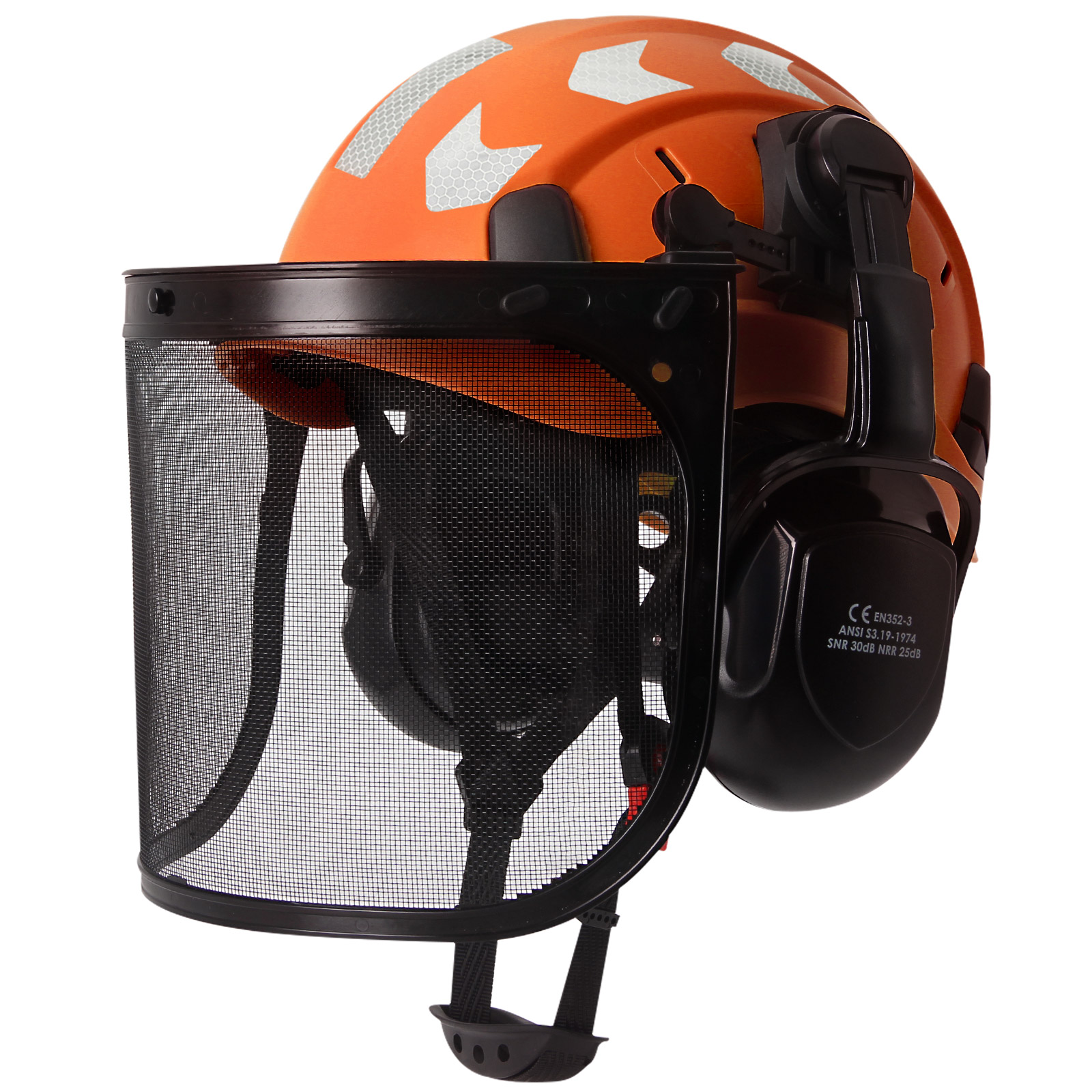 Chainsaw Safety Chaps - Kask leśny ABS z pełną siatkową