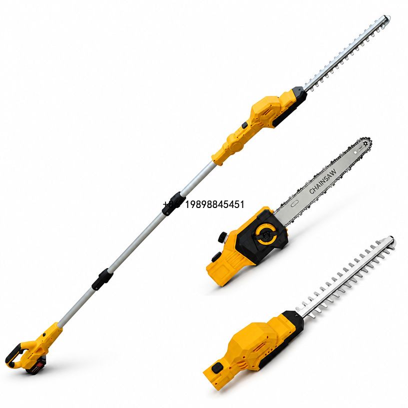 Pole Saw Cordless Telescopic - 2 w 1: piła do cięcia