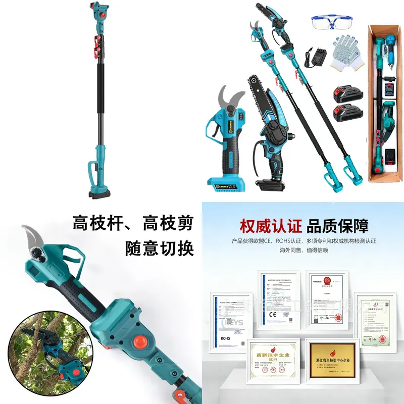 Pole Saw Cordless Telescopic - Bezprzewodowa elektryczna piła na wysięgniku, teleskopowa