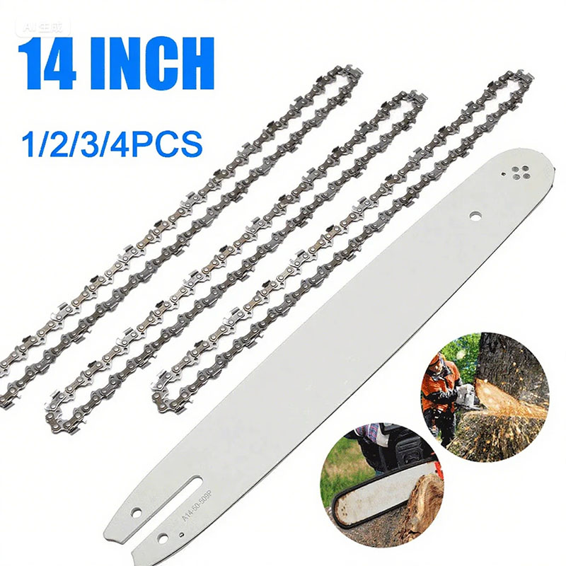 Chainsaw Chain 3/8 Pitch - Szyna i łańcuch do pilarki łańcuchowej