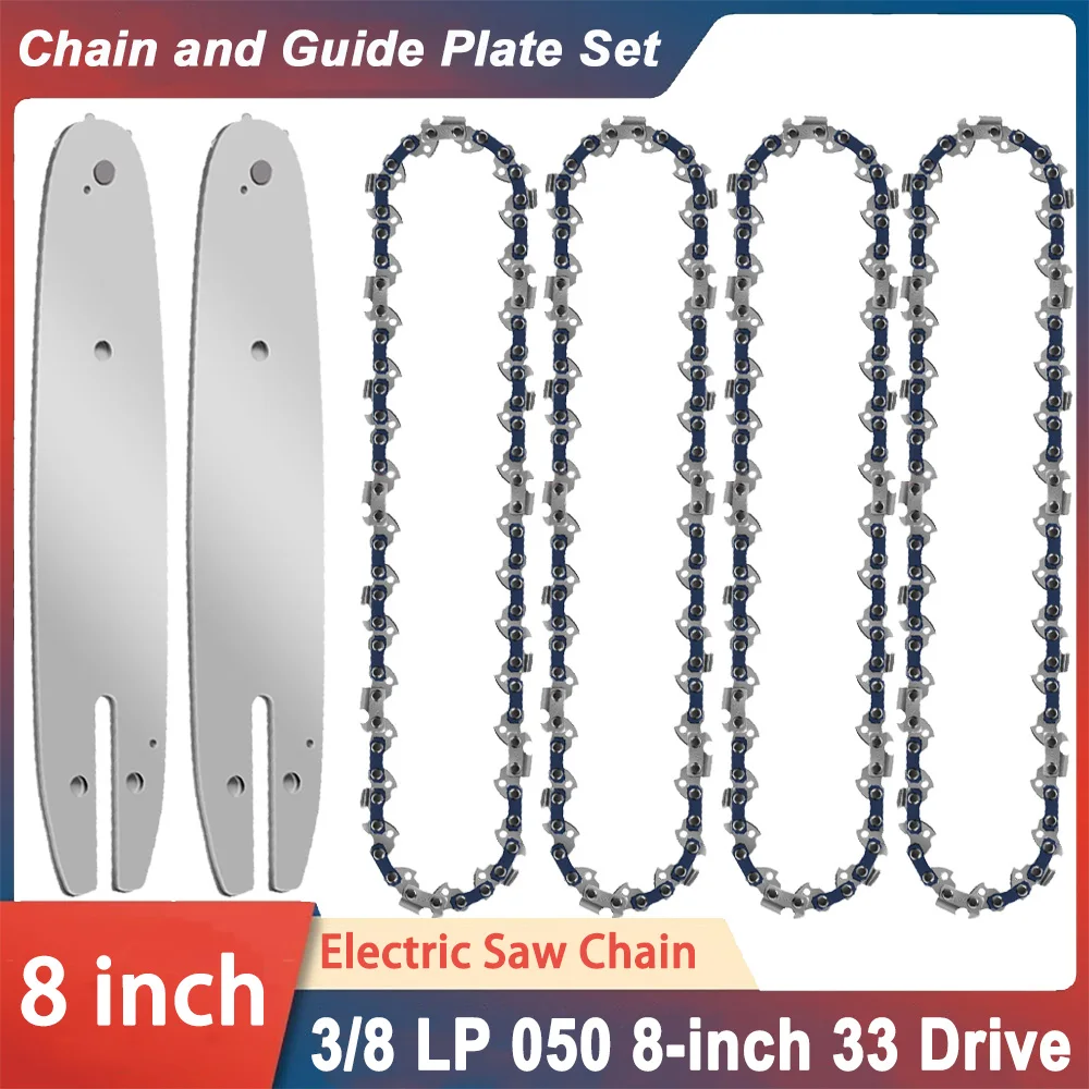 Chainsaw Chain 3/8 Pitch - Wysokowydajna 8-calowa piła łańcuchowa ze stopu