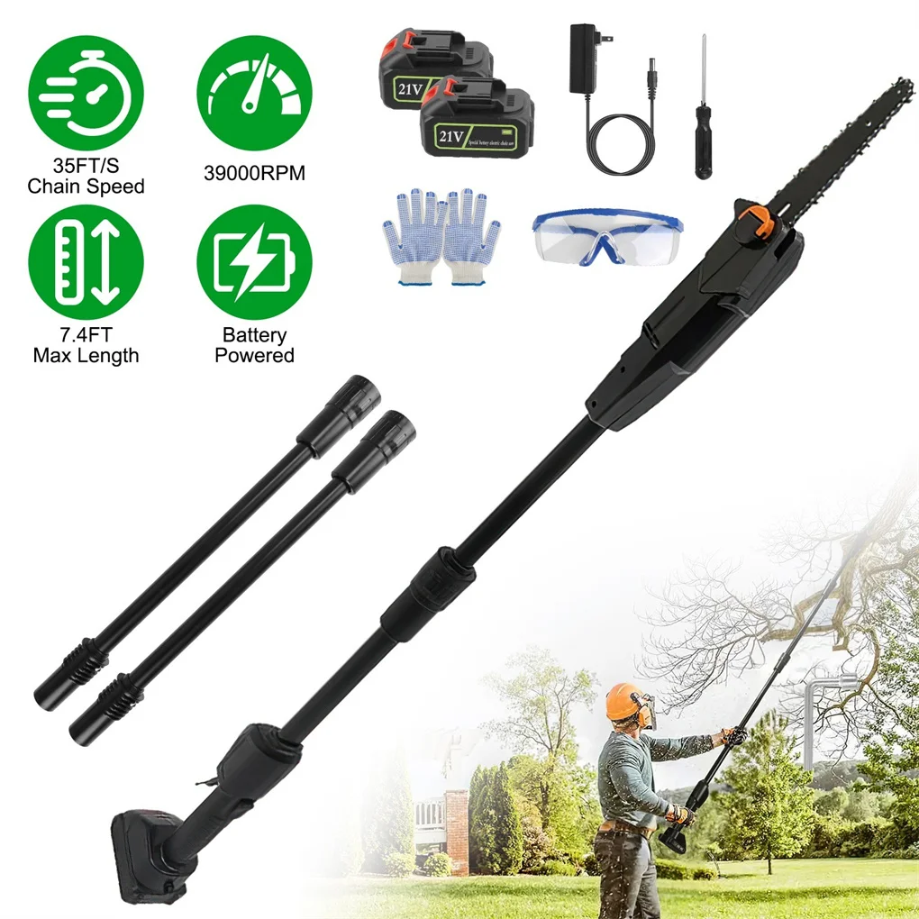 Pole Saw Cordless Telescopic - Akumulatorowa pilarka drzewna, teleskopowa pilarka elektryczna