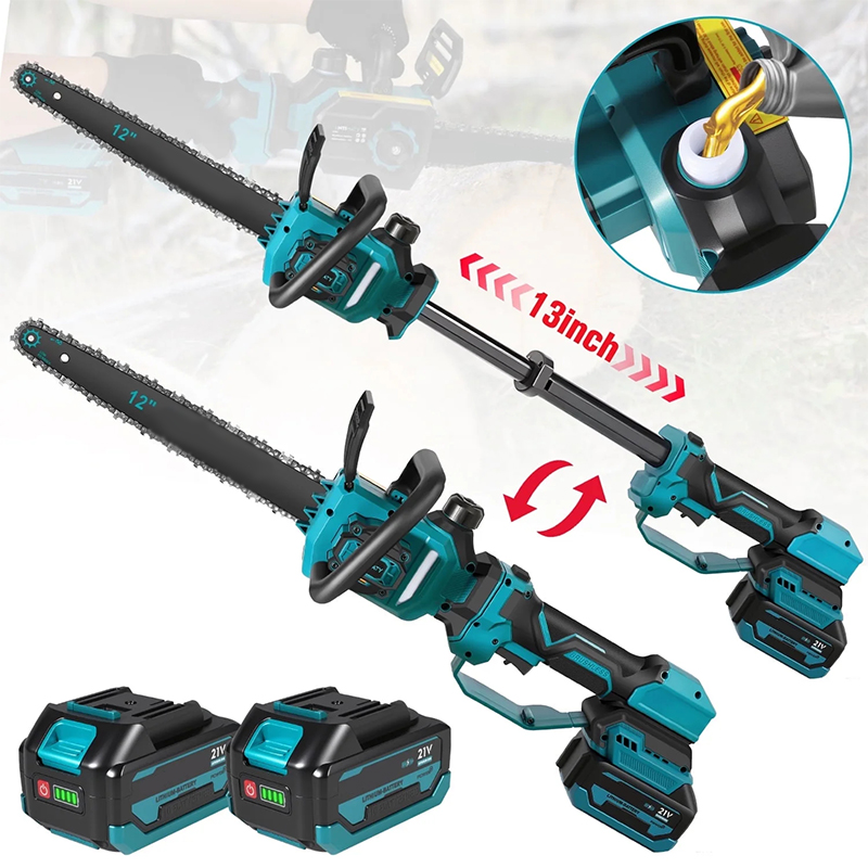 Pole Saw Cordless Telescopic - 12-calowa Bezszczotkowa Piła Teleskopowa Akumulatorowa z