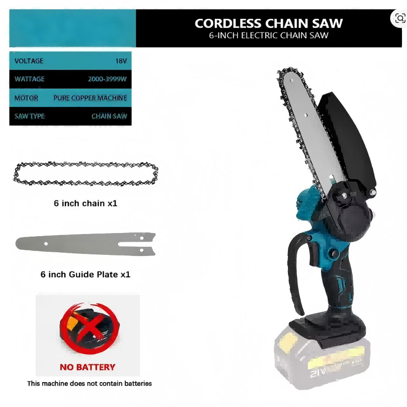 Mini pilarka elektryczna akumu – Mini Chainsaw 6 Inch Cordless recenzja i cena