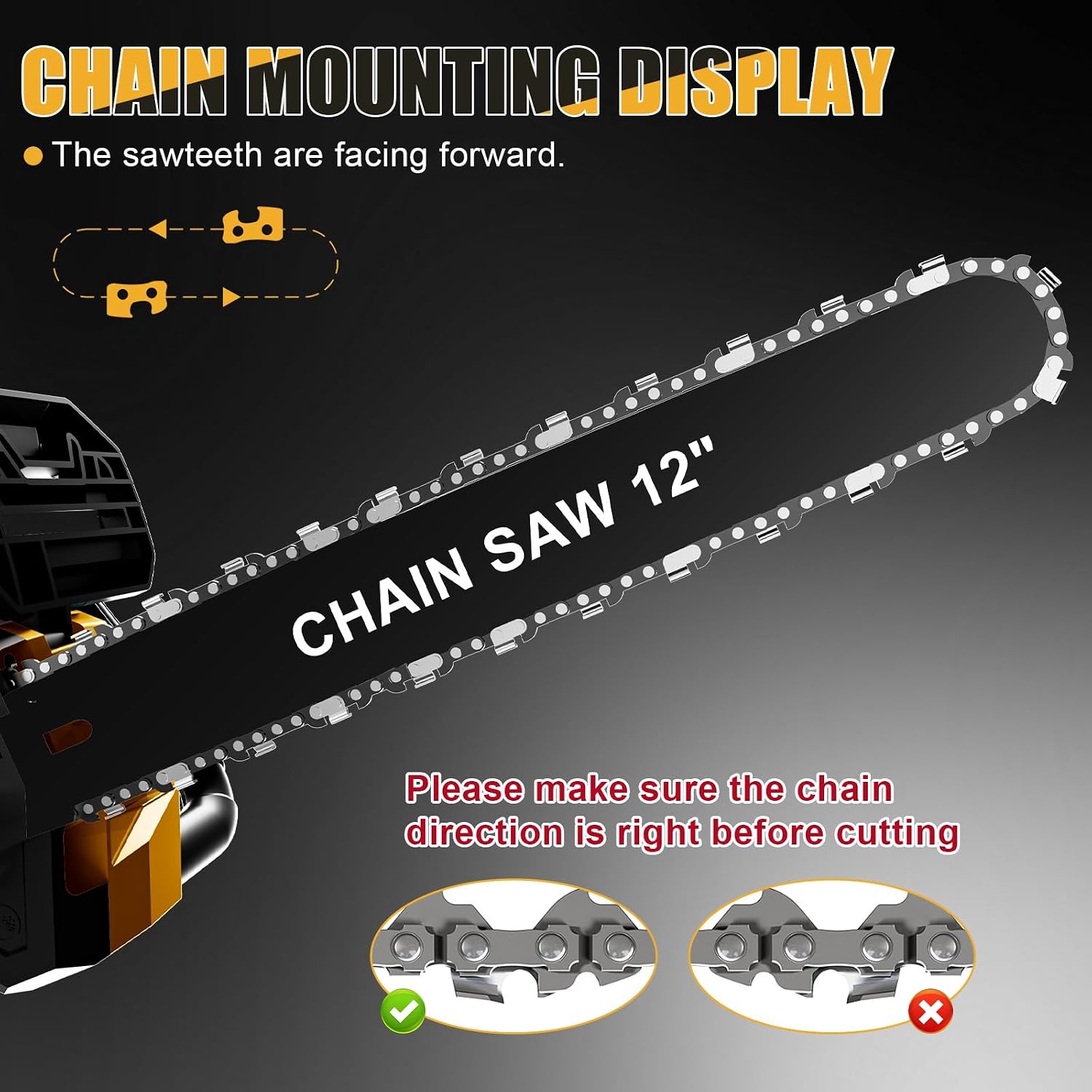 Bezprzewodowa piła łańcuchowa  – Brushless Chainsaw 8 Inch 20V recenzja i cena
