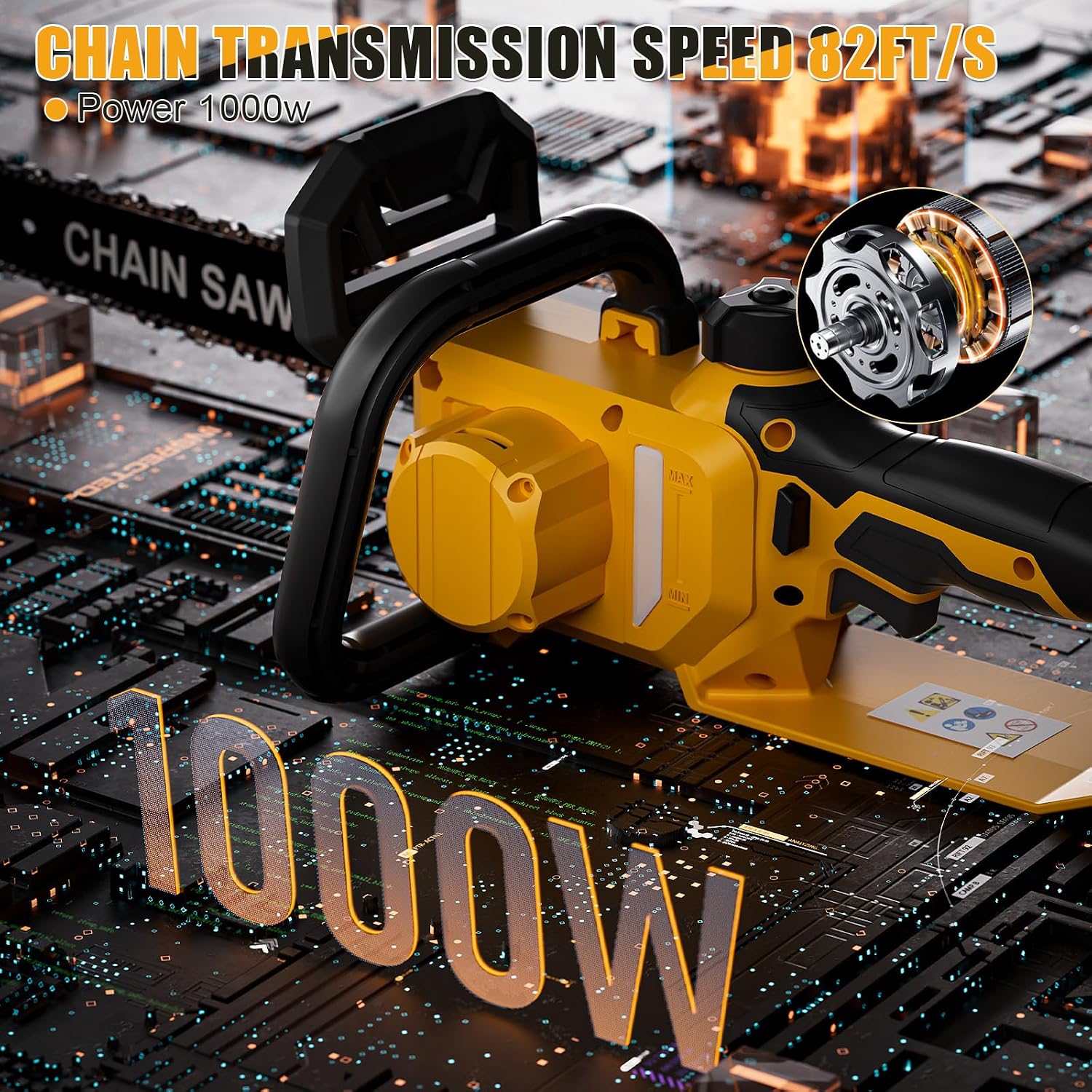 Bezprzewodowa piła łańcuchowa  – Brushless Chainsaw 8 Inch 20V recenzja i cena