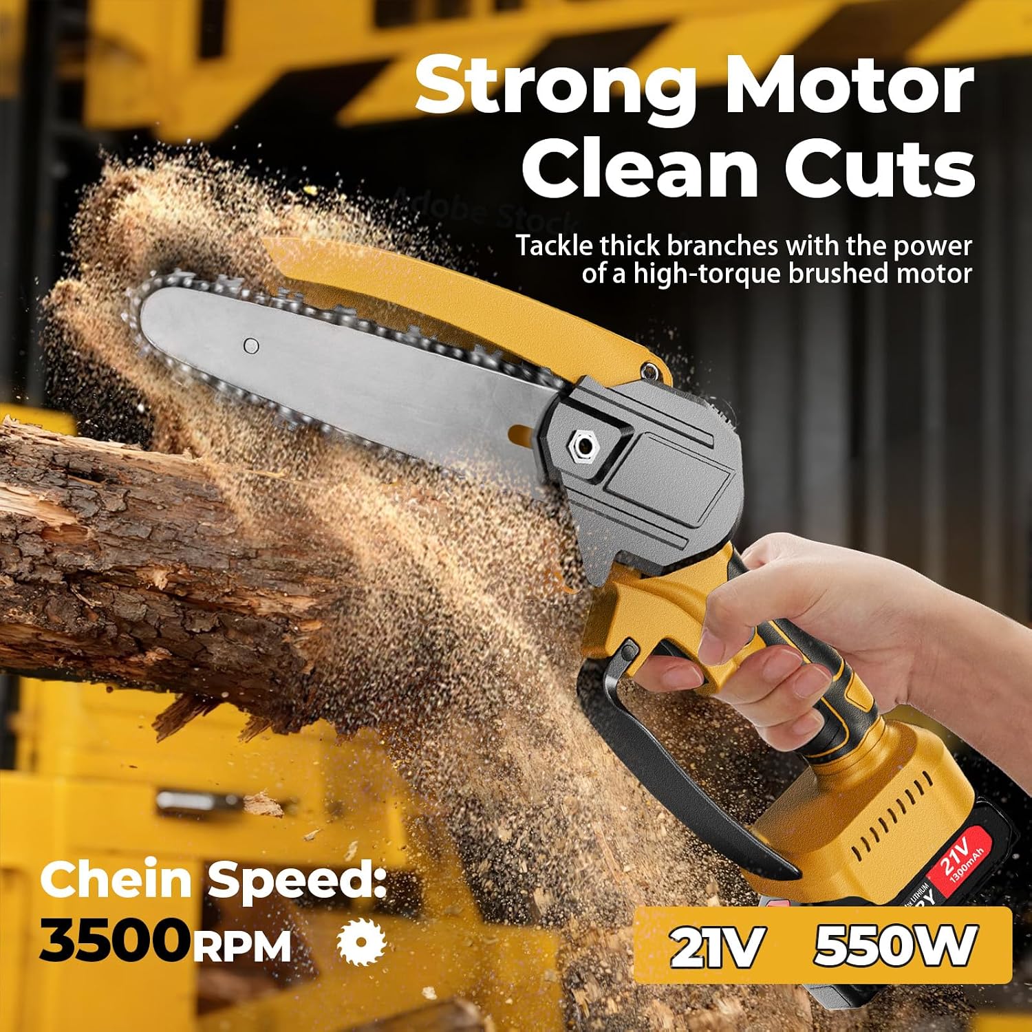 Akumulatorowa, wielofunkcyjna  – Mini Chainsaw 6 Inch Cordless recenzja i cena