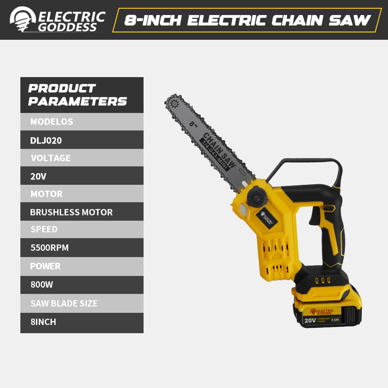8-calowa Bezszczotkowa Elektry – Brushless Chainsaw 8 Inch 20V recenzja i cena