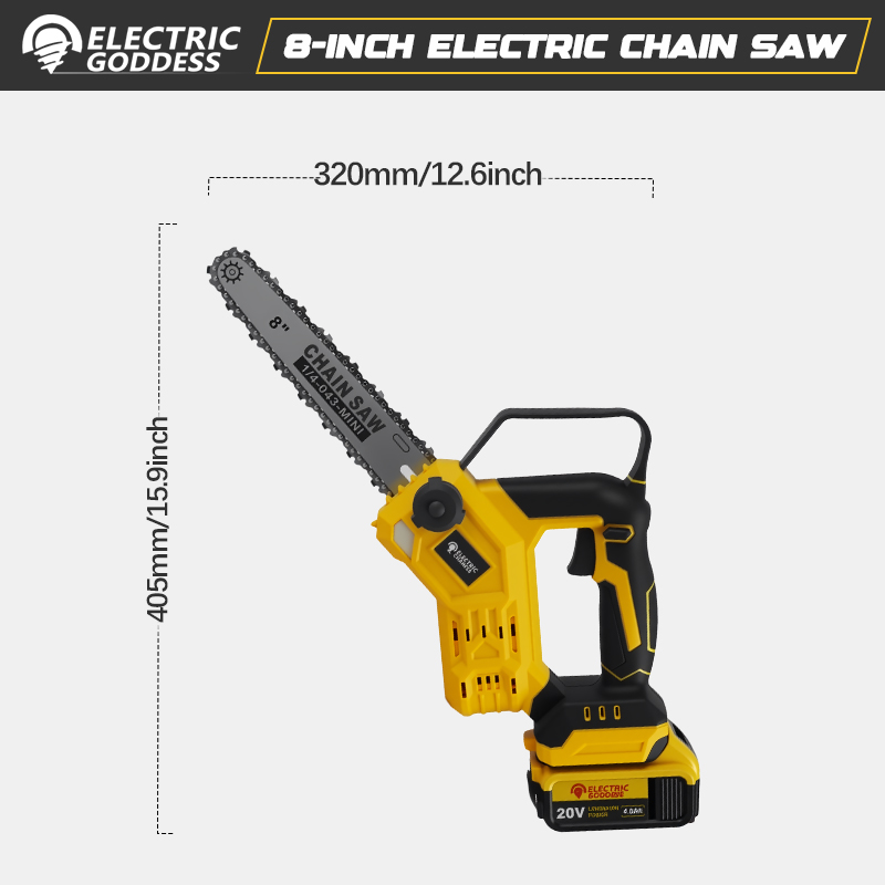 8-calowa Bezszczotkowa Elektry – Brushless Chainsaw 8 Inch 20V recenzja i cena