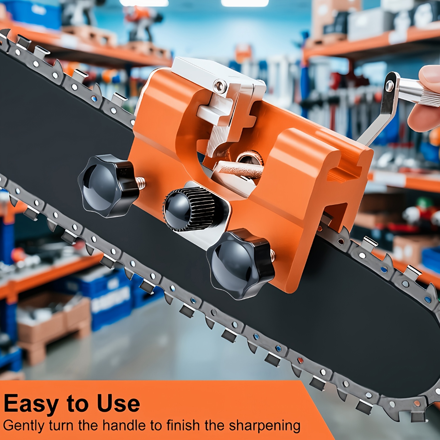 Przenośny zestaw do ostrzenia  – Chainsaw Sharpener Electric recenzja i cena