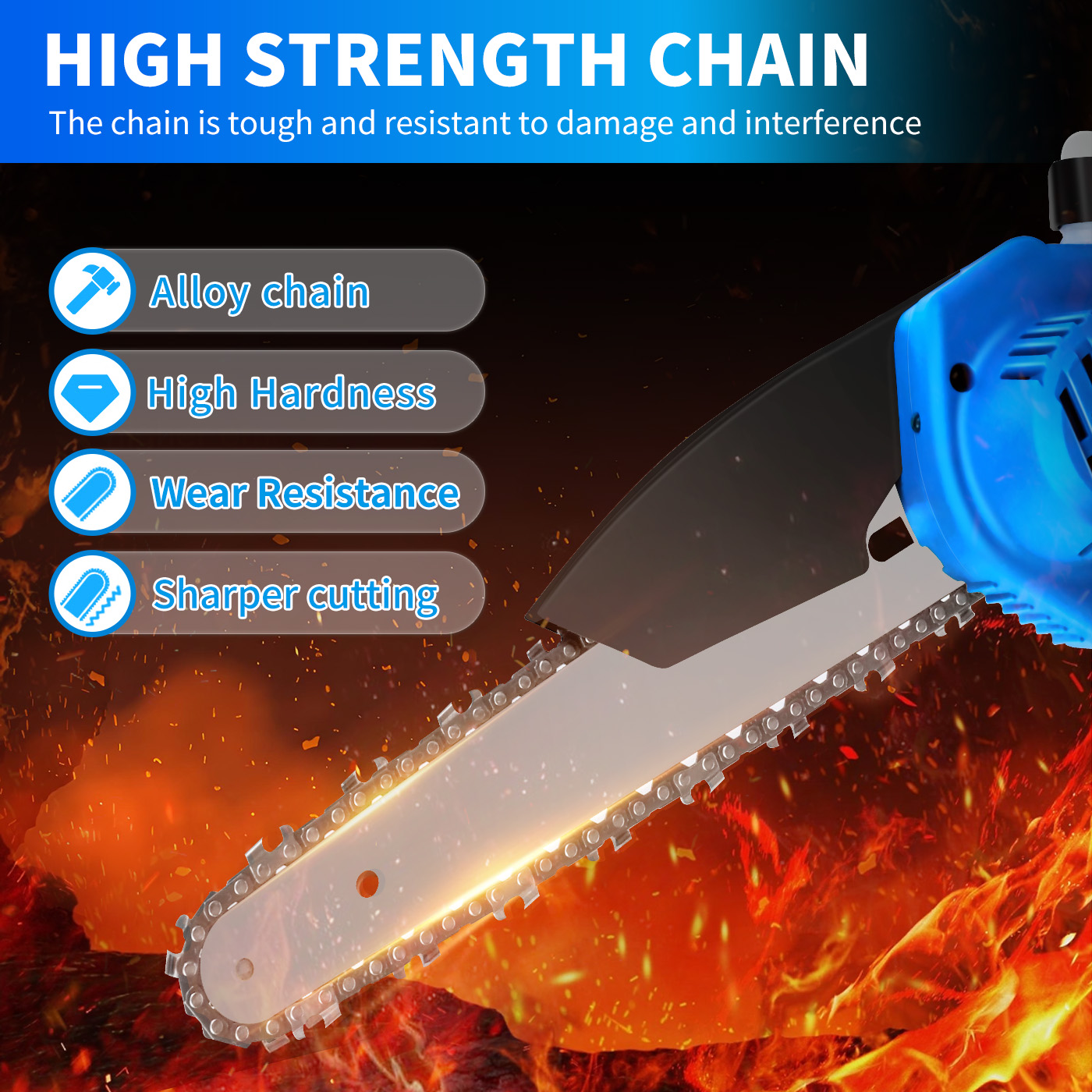 Ręczna piła łańcuchowa 8-calow – Brushless Chainsaw 8 Inch 20V recenzja i cena