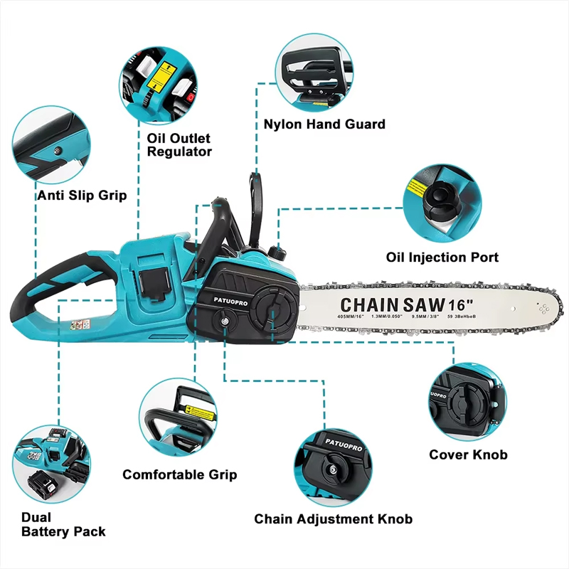 Akumulatorowa pilarka łańcucho – Cordless Chainsaw 12 Inch Battery recenzja i cena