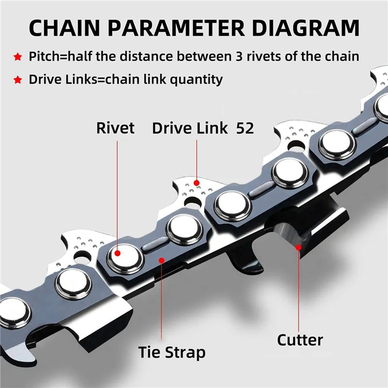 AT29-8 Zestaw 14-calowego łańc – Chainsaw Chain 3/8 Pitch recenzja i cena