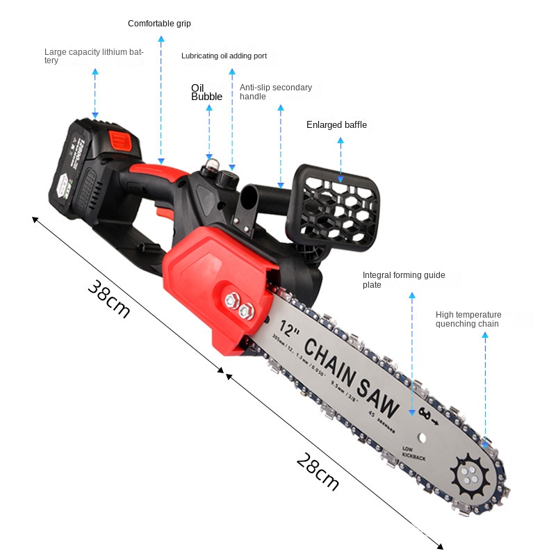Piła łańcuchowa akumulatorowa  – Brushless Chainsaw 8 Inch 20V recenzja i cena
