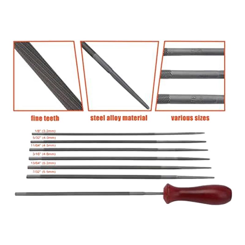 A23PBG 12 sztuk Pilników do Pi – Chainsaw File Kit Round recenzja i cena
