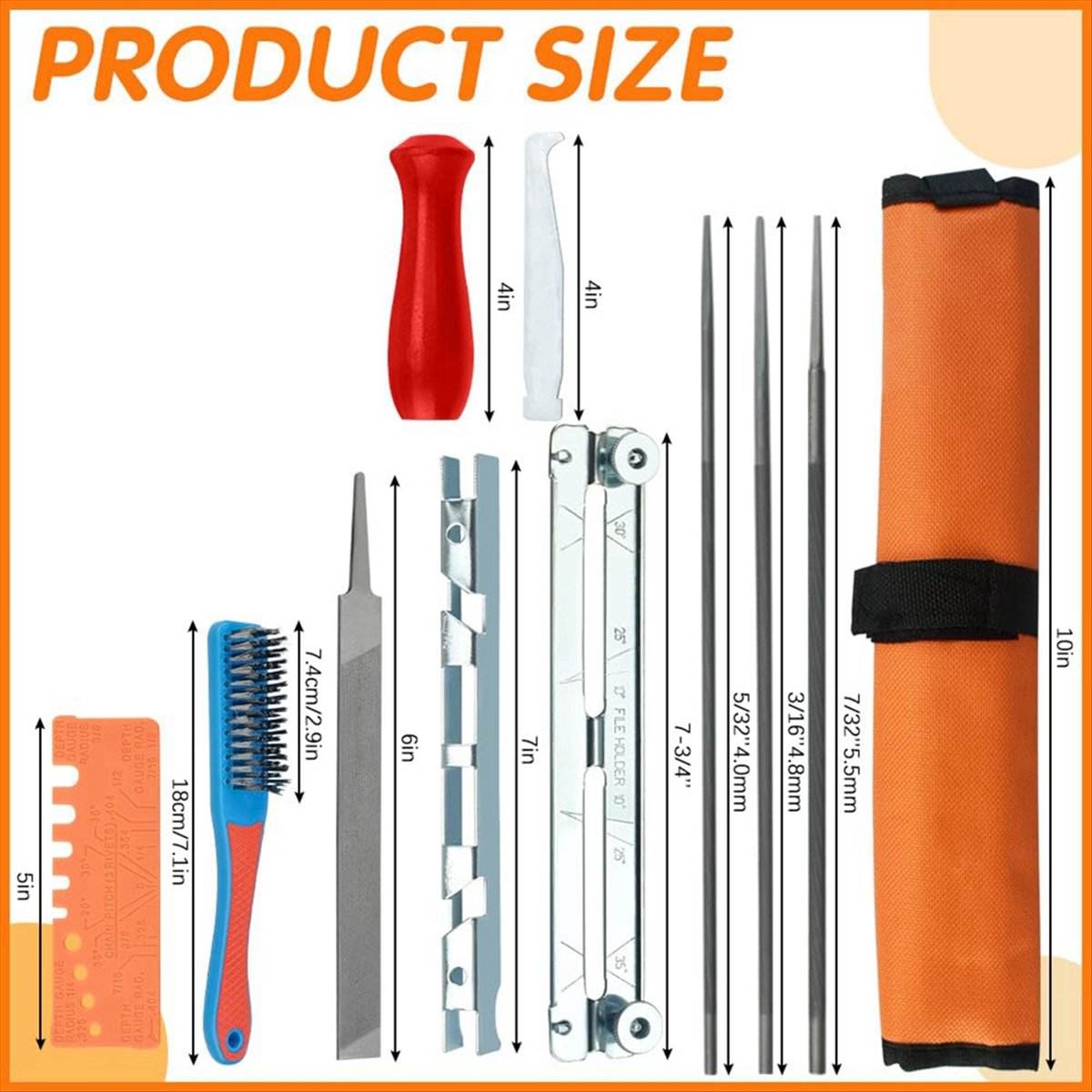A013 Zestaw pilników do łańcuc – Chainsaw File Kit Round recenzja i cena
