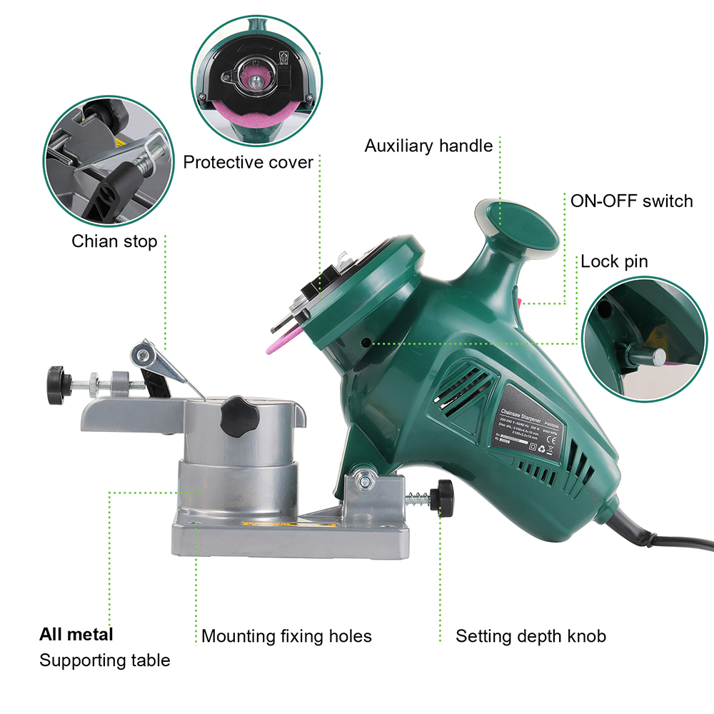 POSENPRO 250W Ostrzałka do Pił – Chainsaw Sharpener Electric recenzja i cena