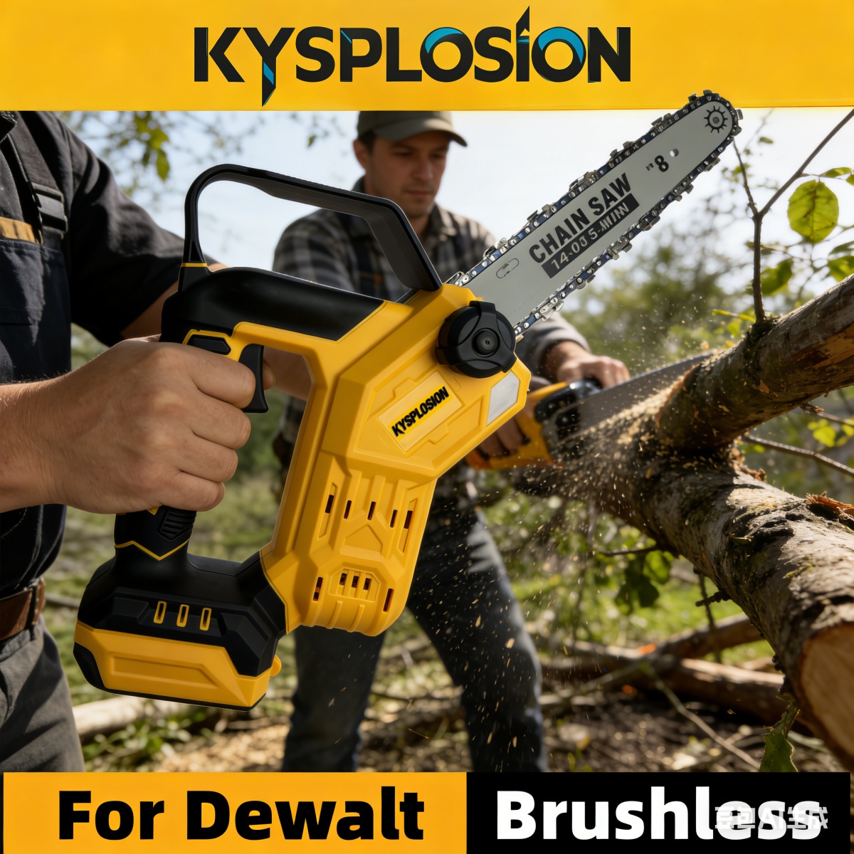 Akumulatorowa pilarka łańcucho – Brushless Chainsaw 8 Inch 20V recenzja i cena
