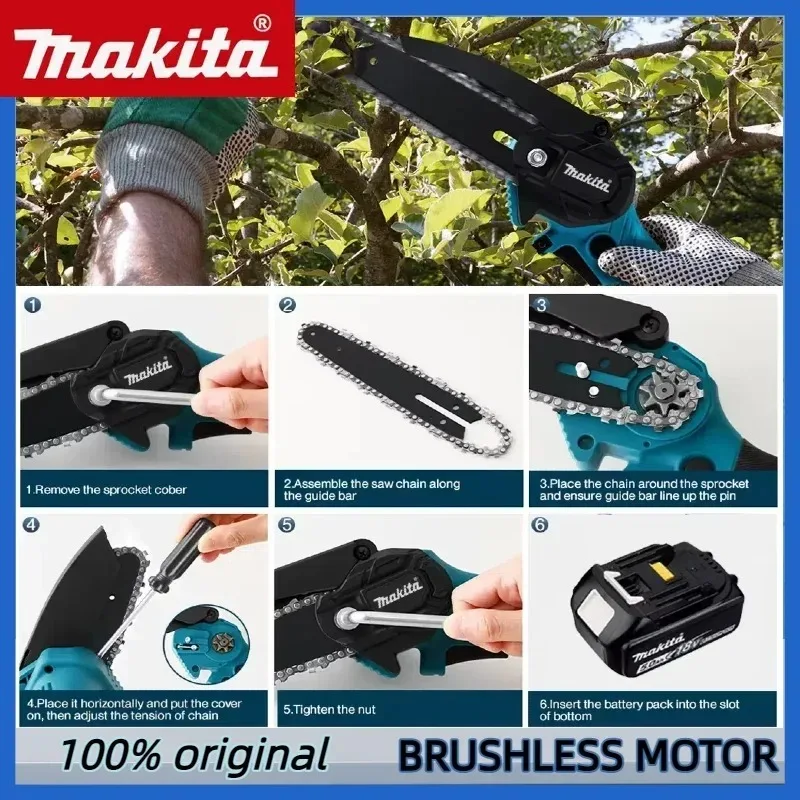 Akumulatorowa piła łańcuchowa  – Mini Chainsaw 6 Inch Cordless recenzja i cena