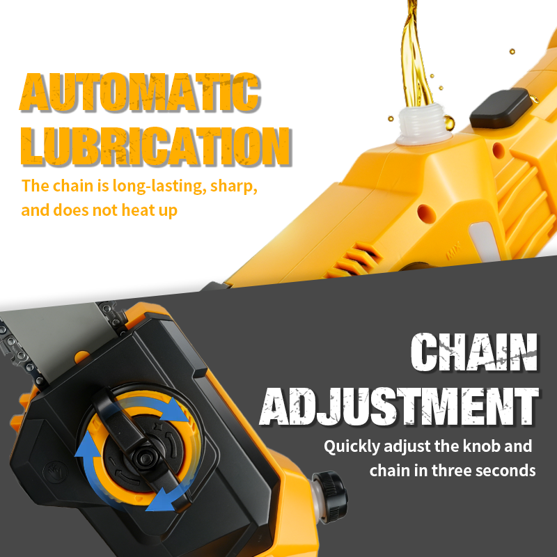 Elektryczne nożyce do żywopłot – Cordless Chainsaw 12 Inch Battery recenzja i cena