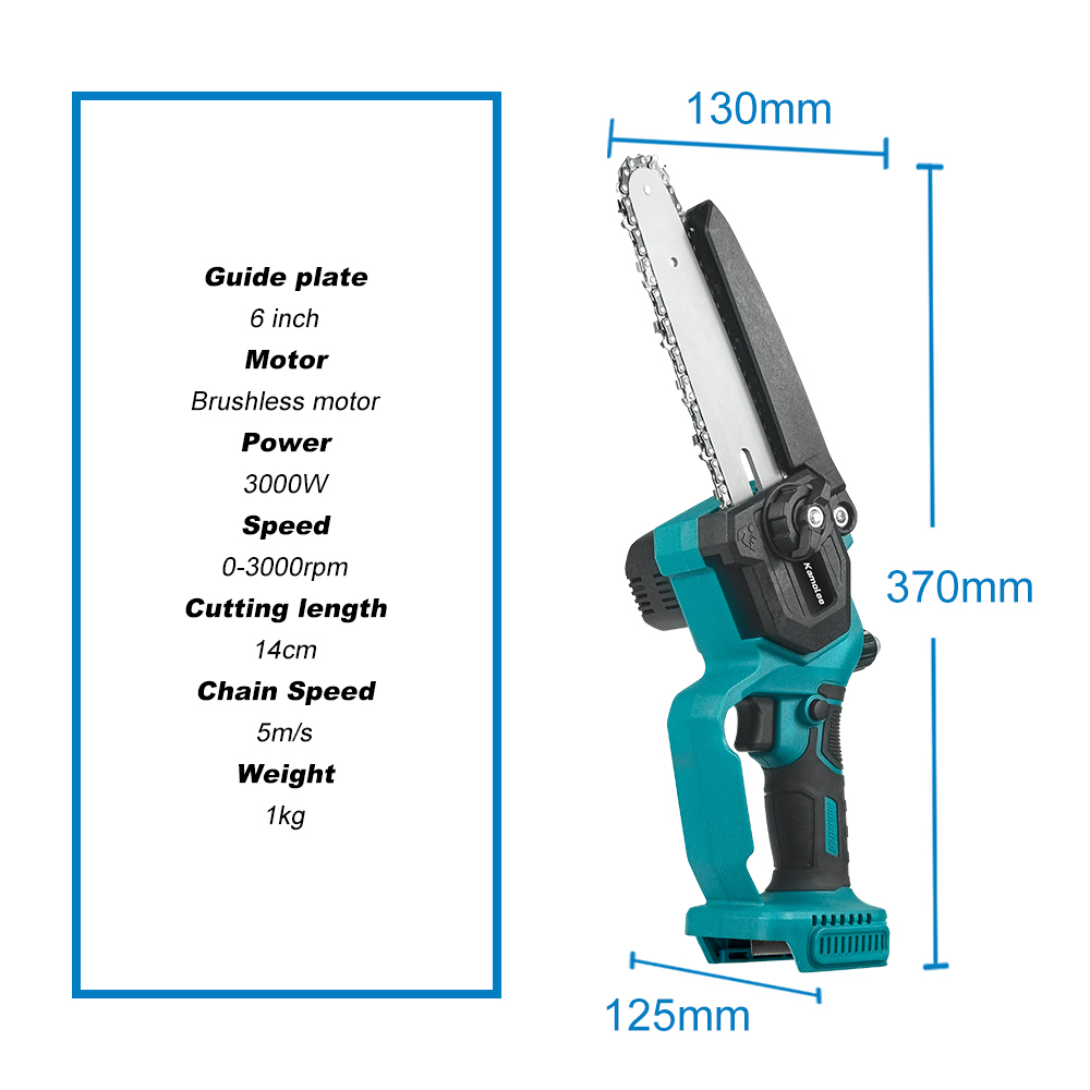 Kamolee 6 cali 8 cali Mini bez – Mini Chainsaw 6 Inch Cordless recenzja i cena