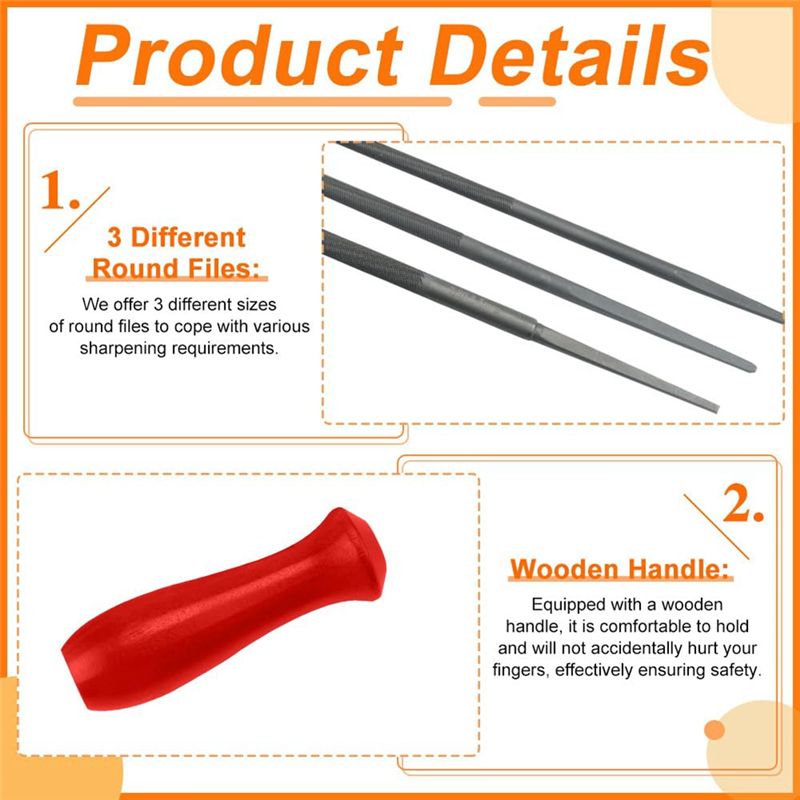 Zestaw pilników do łańcuchów p – Chainsaw File Kit Round recenzja i cena