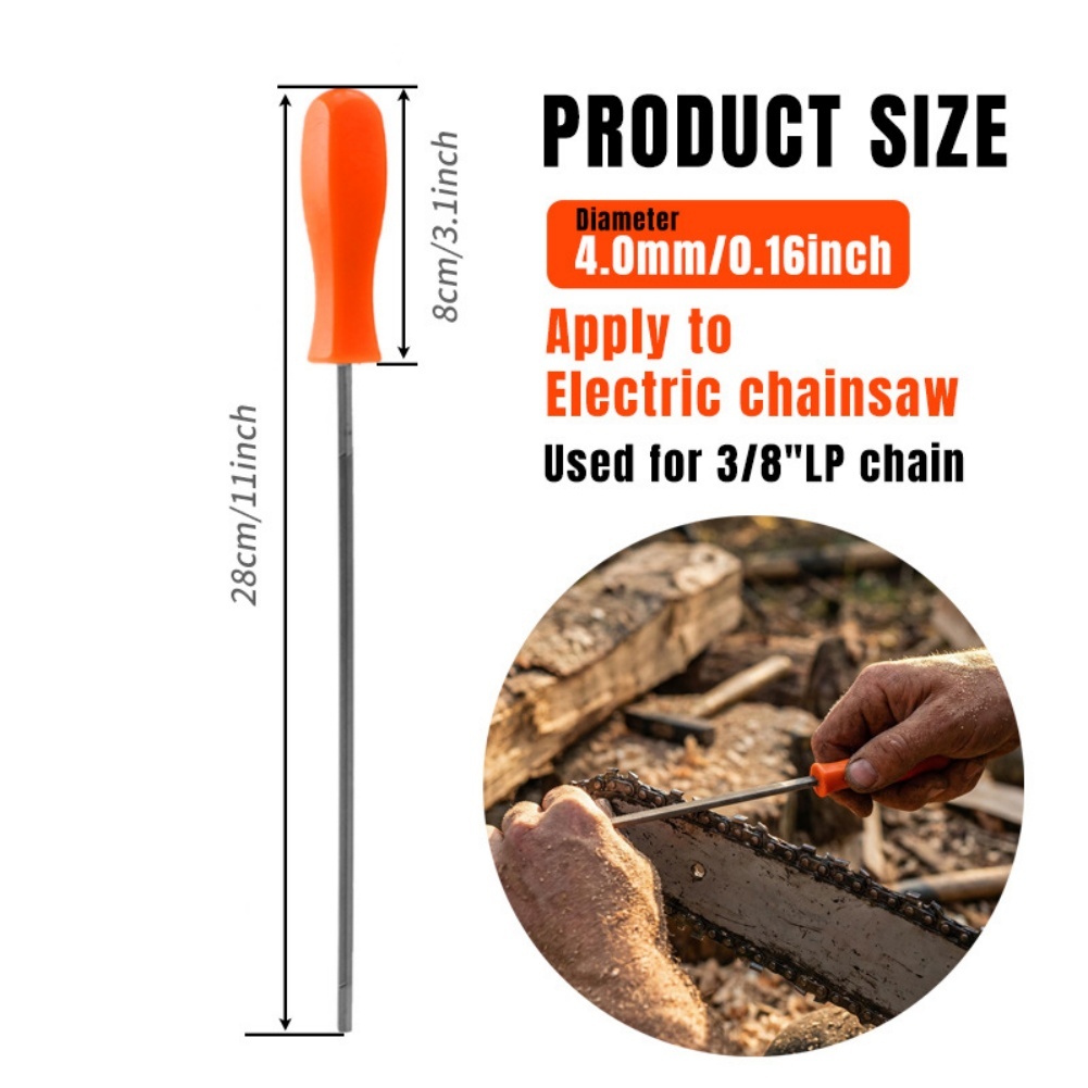 Pilnik sześciokątny do ostrzen – Chainsaw Chain 3/8 Pitch recenzja i cena