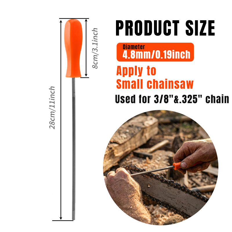 Pilnik sześciokątny do ostrzen – Chainsaw Chain 3/8 Pitch recenzja i cena