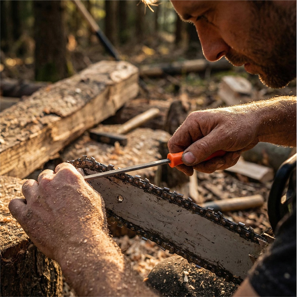 Pilnik sześciokątny do ostrzen – Chainsaw Chain 3/8 Pitch recenzja i cena