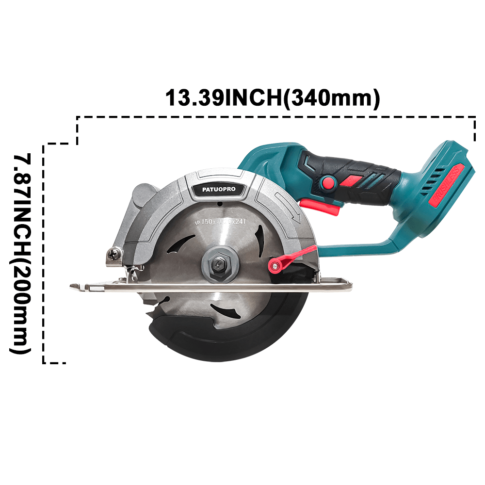 PATUOPRO 150mm bezszczotkowa e – Mini Chainsaw 6 Inch Cordless recenzja i cena