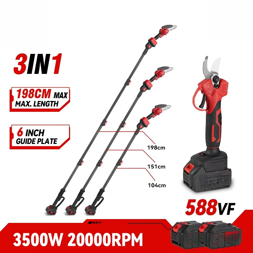 Zestaw narzędzi ogrodowych bez – Pole Saw Cordless Telescopic recenzja i cena