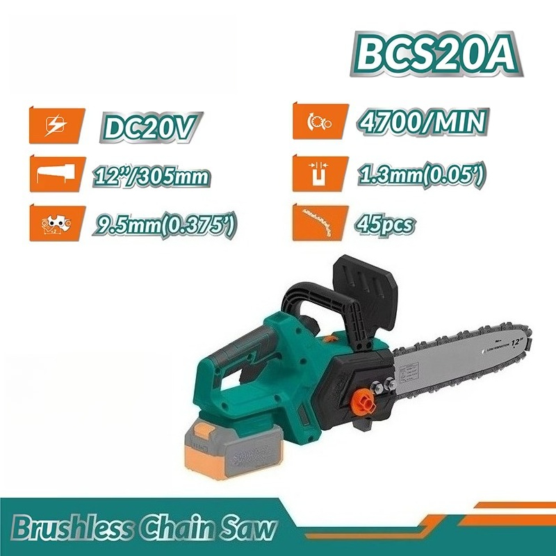 Akumulatorowa pilarka łańcucho – Brushless Chainsaw 8 Inch 20V recenzja i cena