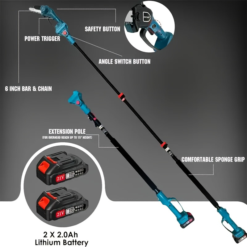 Zestaw do przycinania na dużyc – Battery Chainsaw 2 Battery Kit recenzja i cena