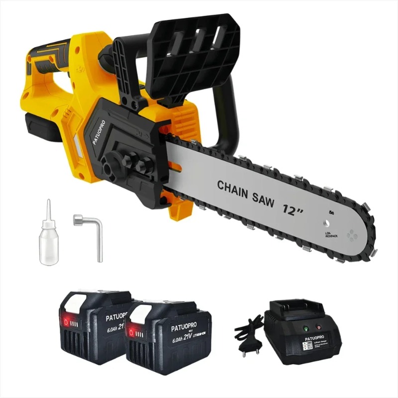 【Hit】 12-calowa Bezszczotkowa  – Cordless Chainsaw 12 Inch Battery recenzja i cena