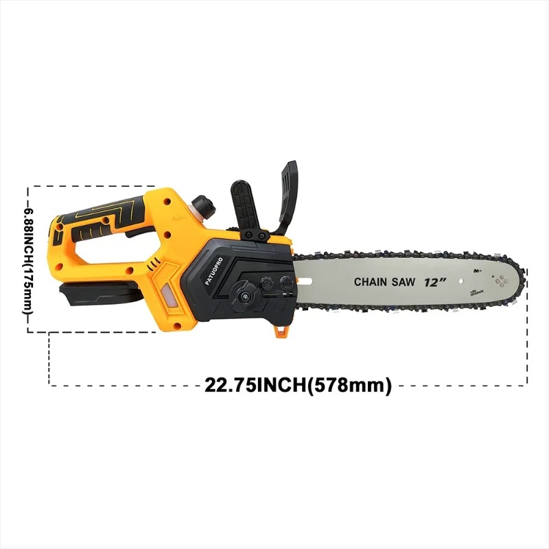 【Hit】 12-calowa Bezszczotkowa  – Cordless Chainsaw 12 Inch Battery recenzja i cena