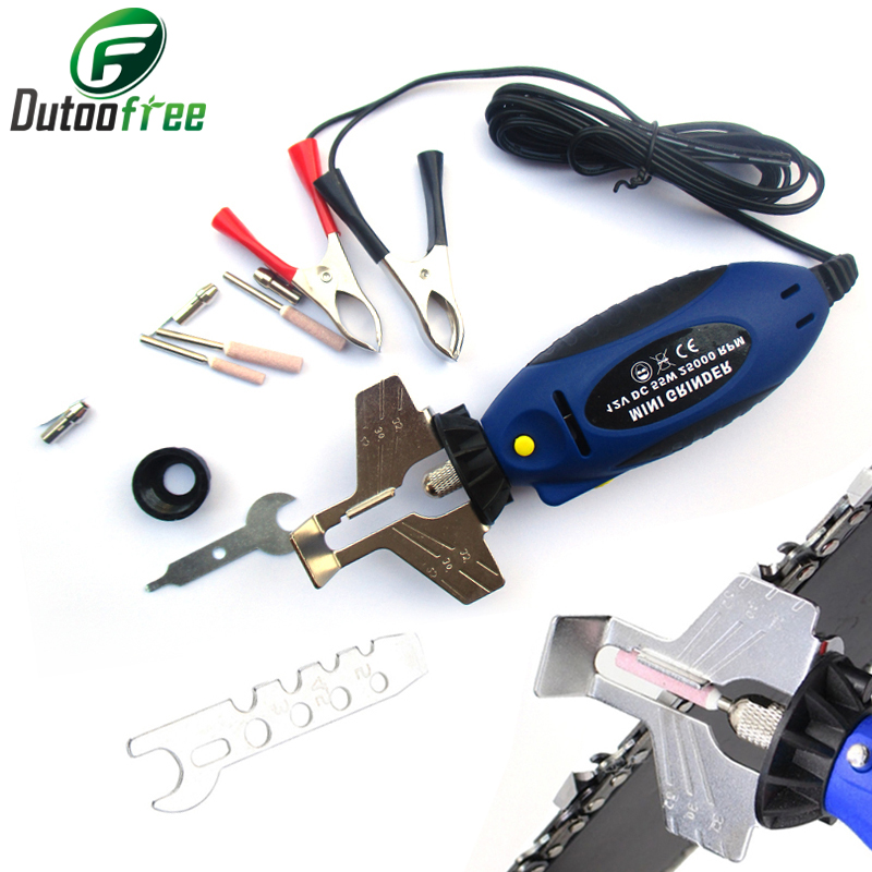 1 zestaw 12V elektryczna piła  – Chainsaw Sharpener Electric recenzja i cena