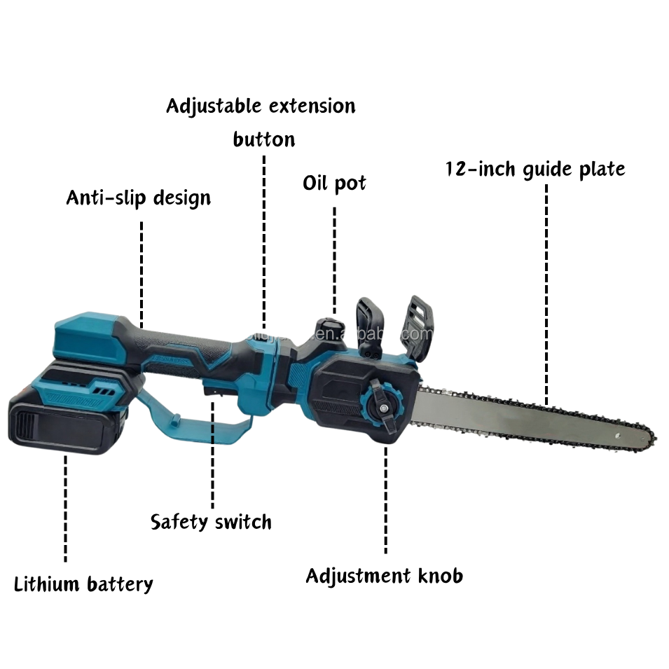 12-calowy silnik bezszczotkowy – Pole Saw Cordless Telescopic recenzja i cena